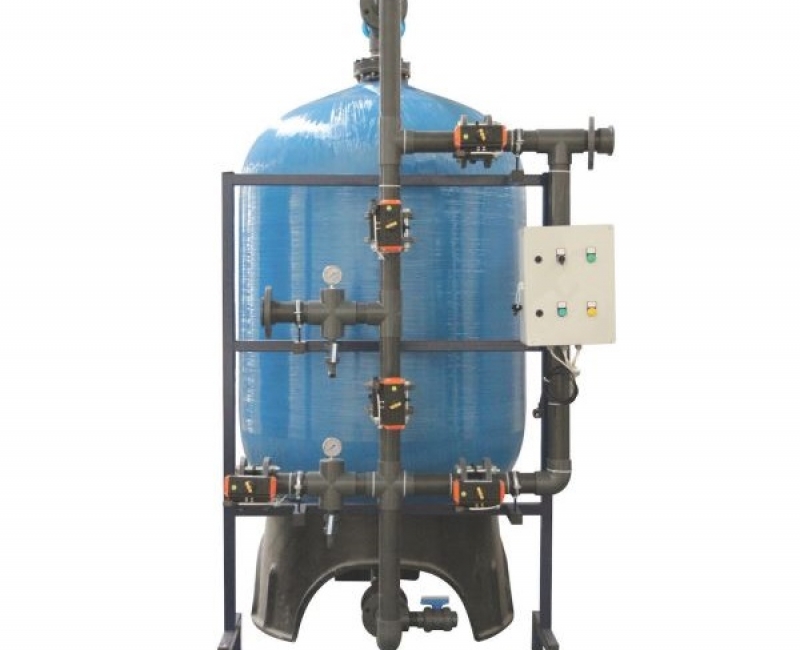FRP Tanklı Yüzey Borulamalı Aktif Karbon Filtre Sistemleri